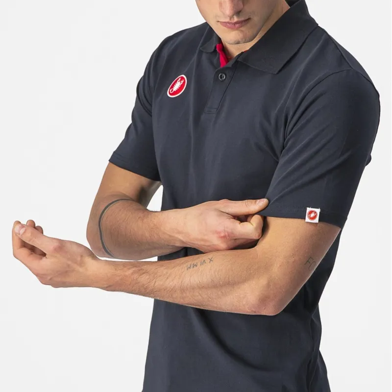 Castelli Race Day Polo Shirt Black-2