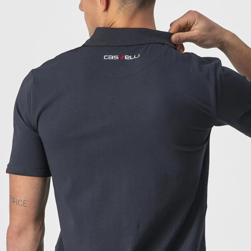 Castelli Race Day Polo Shirt Black-4