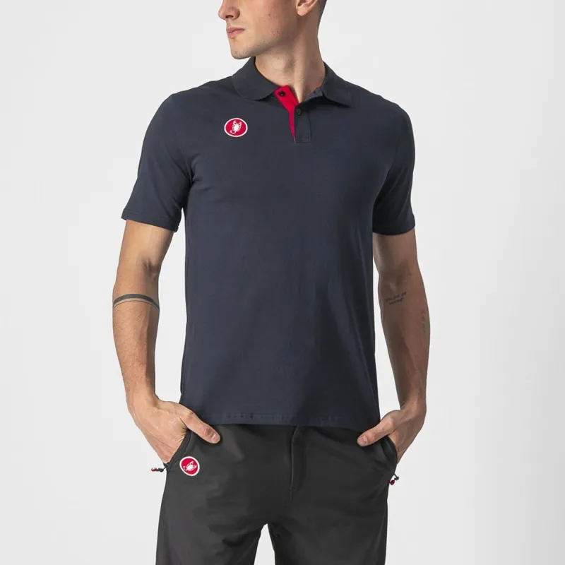 Castelli Race Day Polo Shirt Black