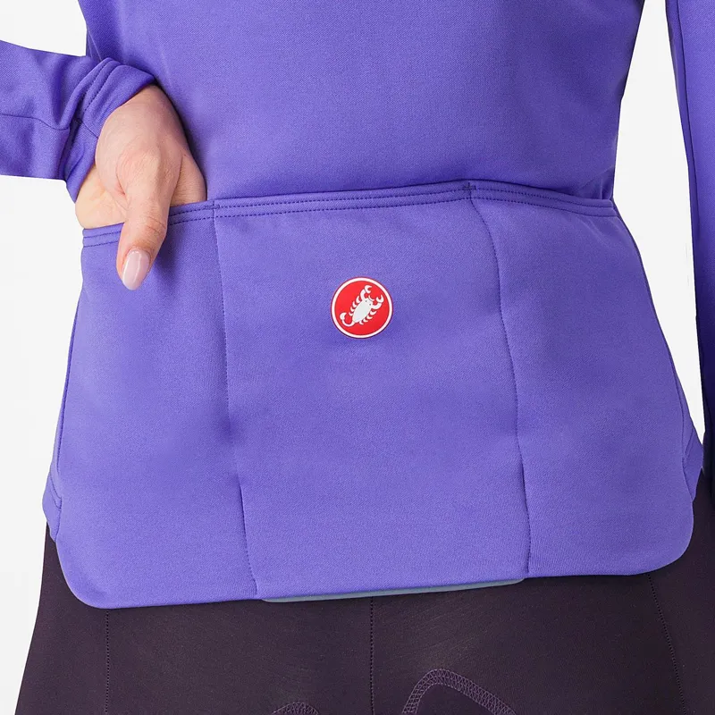 Castelli Sinergia 2 Jersey FZ Ultraviolet/Purple Mist -3