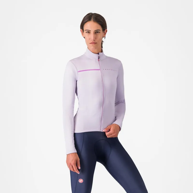 Castelli Sinergia 2 Jersey FZ Purple Mist/Purple Dew 