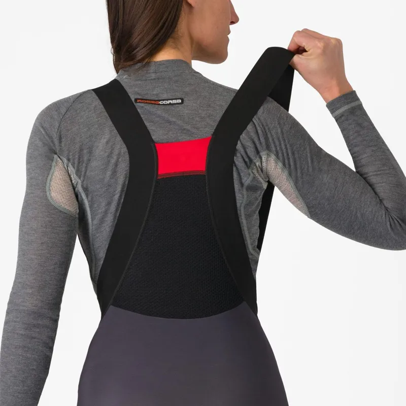 Castelli Sorpasso RoS Women's Bib Tight Dark Grey -2