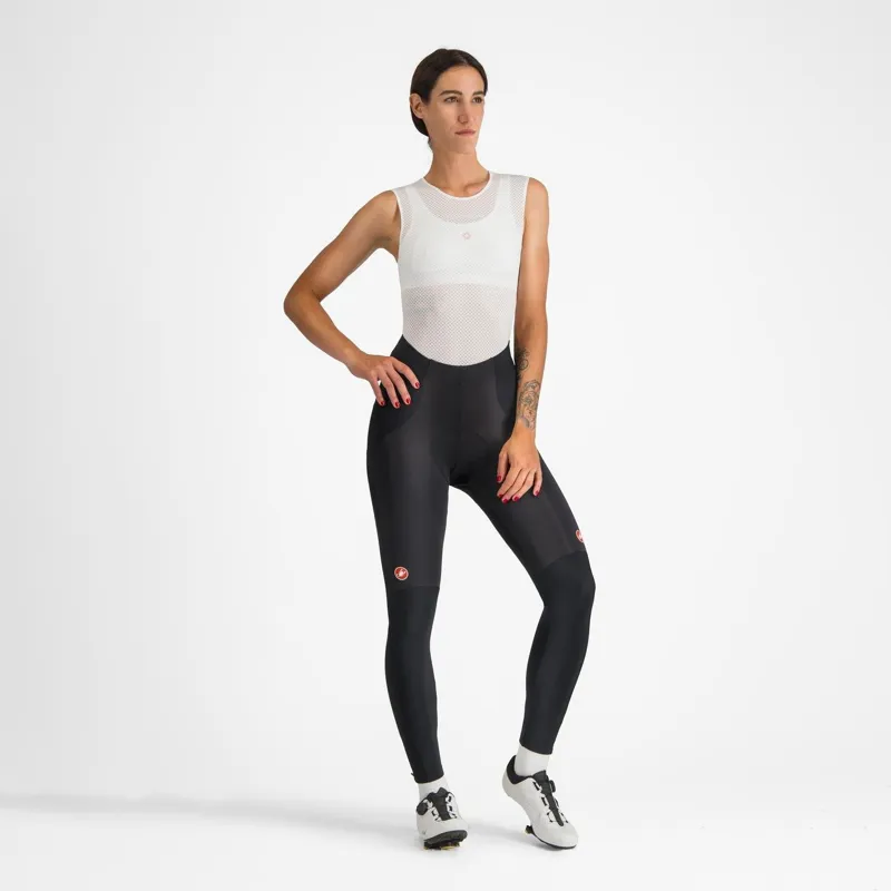 Castelli Sorpasso Ros W Tight Black/Silver Reflex -2