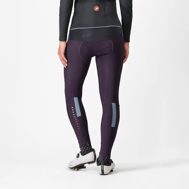 Castelli Sorpasso RoS Women's Tights Dark Night Shade/Silver Reflex-1