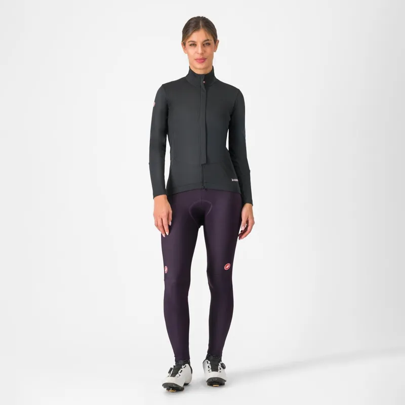 Castelli Sorpasso RoS Women's Tights Dark Night Shade/Silver Reflex-4