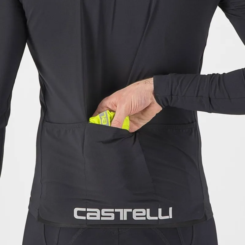 Castelli Squadra Stretch Jacket Electric Lime/ Grey-4