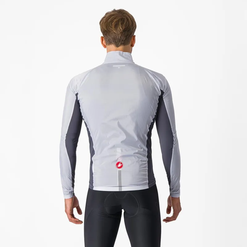 Castelli Squadra Stretch Road Jacket Silver Grey/Dark Grey-1