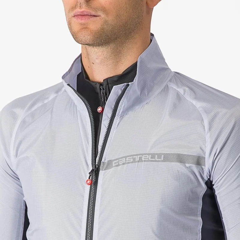 Castelli Squadra Stretch Road Jacket Silver Grey/Dark Grey-2