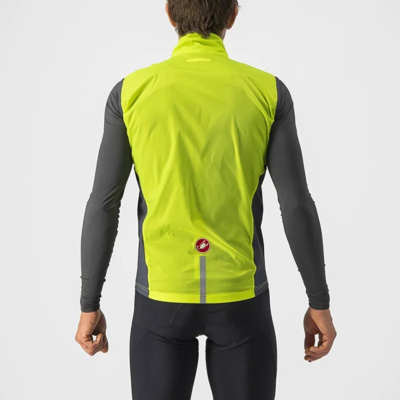 Castelli Squadra Stretch Vest Electric Lime/ Grey-1