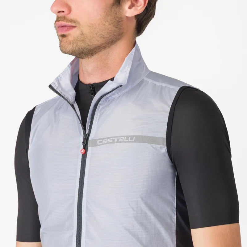 Castelli Squadra Stretch Road Vest Silver Grey/Dark Grey-2