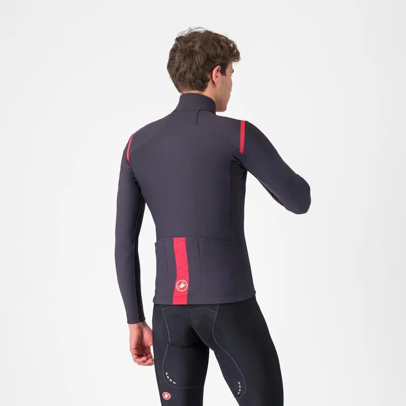 Castelli Tutto Nano RoS Jersey Dark Grey/Red -1
