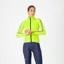 Castelli Ultra Women's Rain Cape Electric Lime/Silver Reflex 