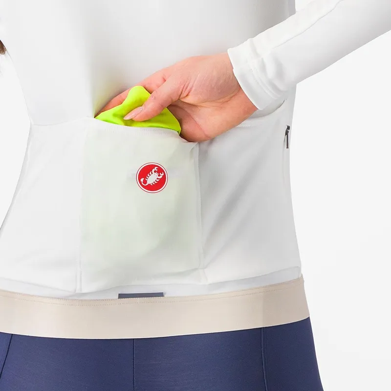 Castelli Ultra Women's Rain Cape Electric Lime/Silver Reflex -3