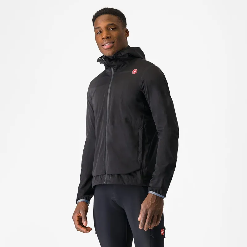 Castelli Unlimited Rain Jacket Light Black