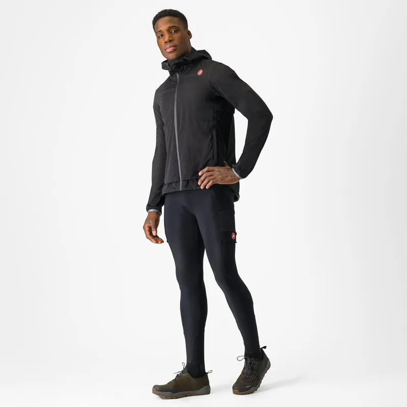 Castelli Unlimited Rain Jacket Light Black-4