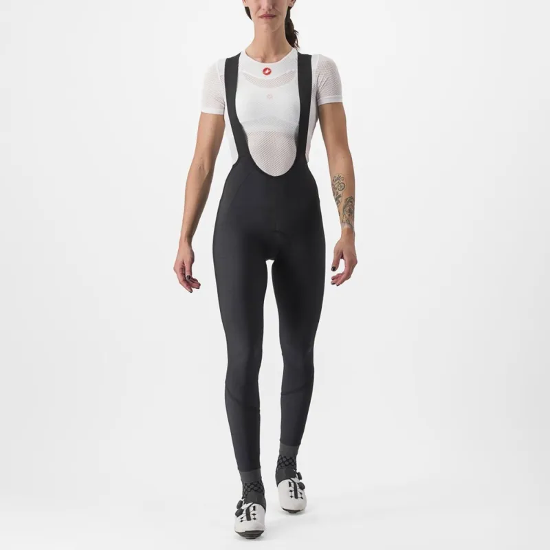 Castelli Velocissima DT Women's Bib Tight Black/Black Reflex