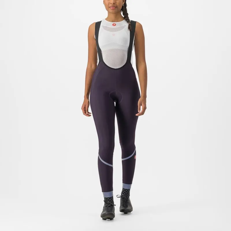 Castelli Velocissima DT Women's Bib Tight Dark Night Shade/Silver Reflex