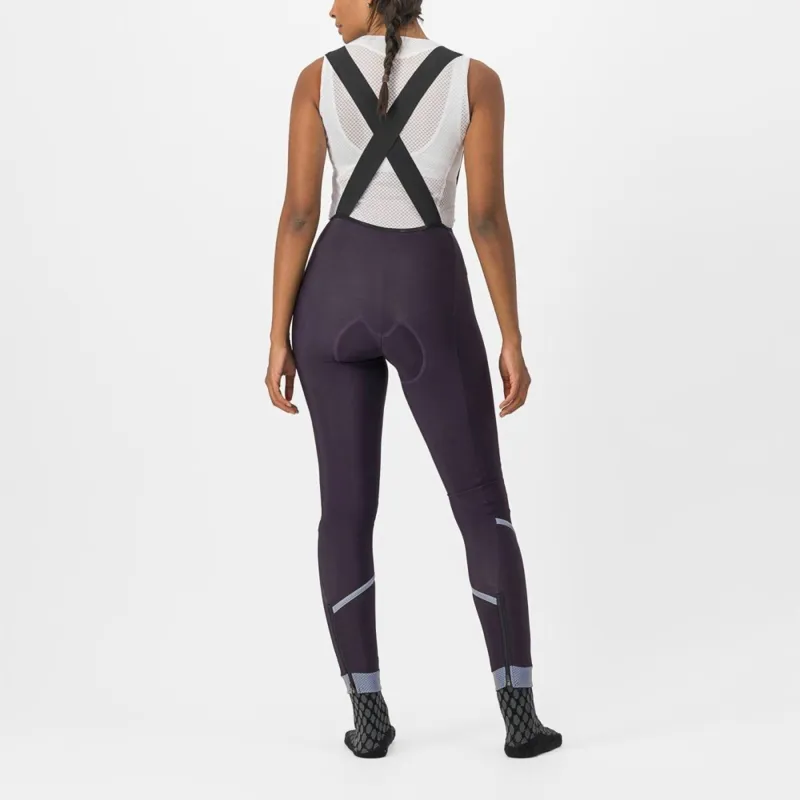 Castelli Velocissima DT Women's Bib Tight Dark Night Shade/Silver Reflex-1