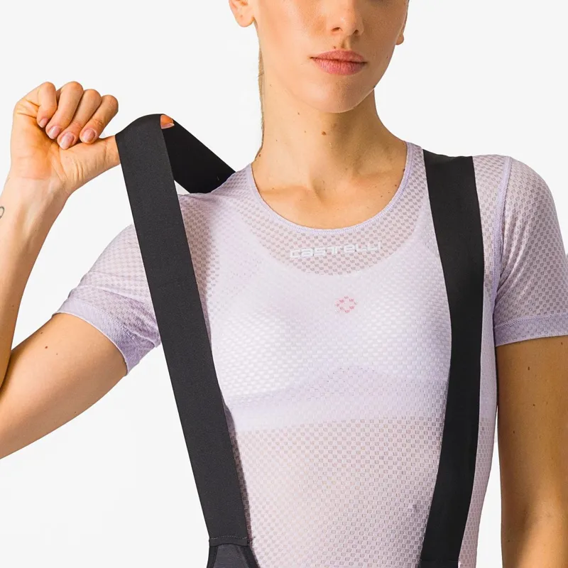 Castelli Velocissima DT Bib Tight Black/Hibiscus -2