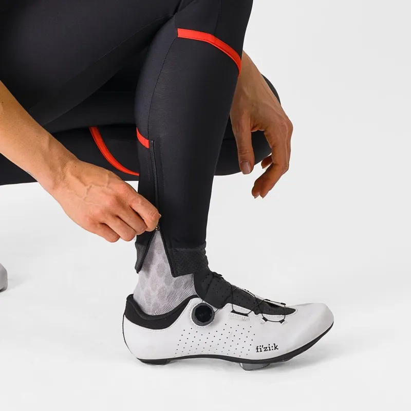 Castelli Velocissima DT Bib Tight Black/Hibiscus -3