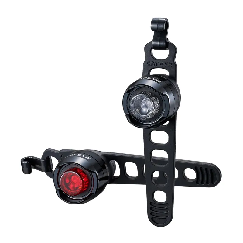 Cateye Orb II Rechargable Light Set Black