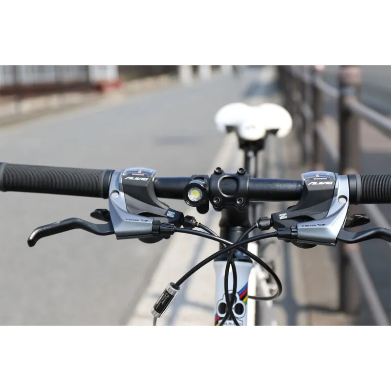 Cateye Orb II Rechargable Front Bike Light Black-2
