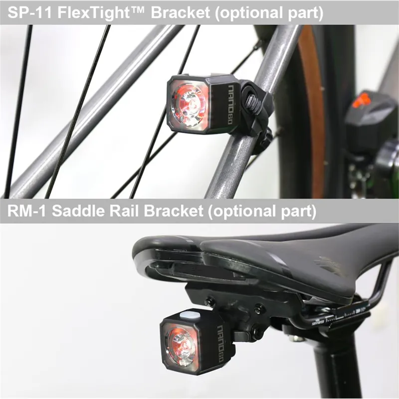 Cateye Nano Bike Light Set Black-1