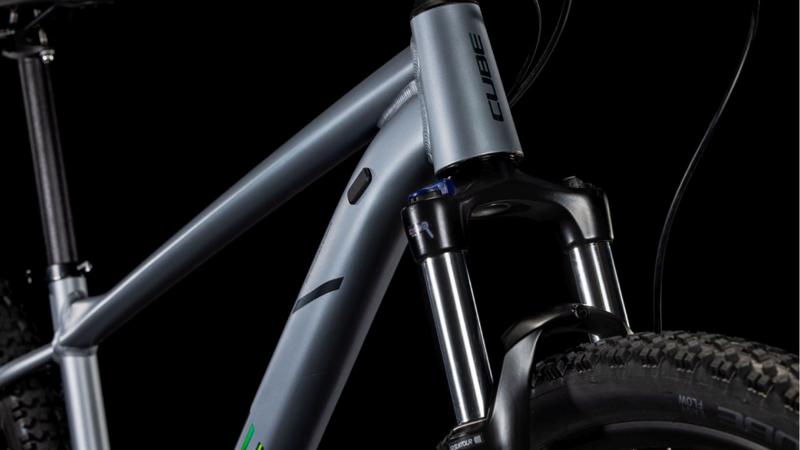 Cube Aim Race Hardtail Mountain Bike 2025 Slate Grey/Rainbow Black-2