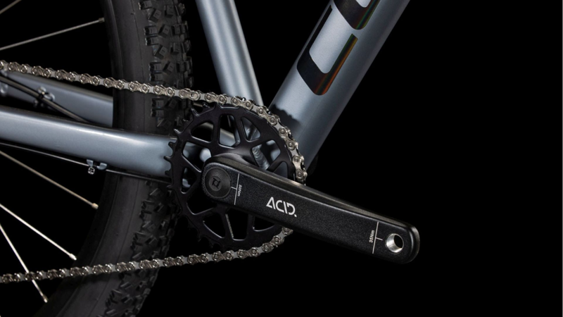 Cube Aim Race Hardtail Mountain Bike 2025 Slate Grey/Rainbow Black-5