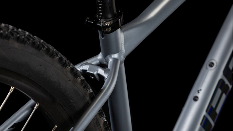 Cube Aim Race Hardtail Mountain Bike 2025 Slate Grey/Rainbow Black-7