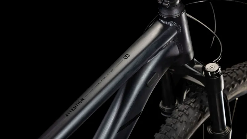 Cube Attention SLX Hardtail Mountain Bike 2025 Black Metal/Black-2