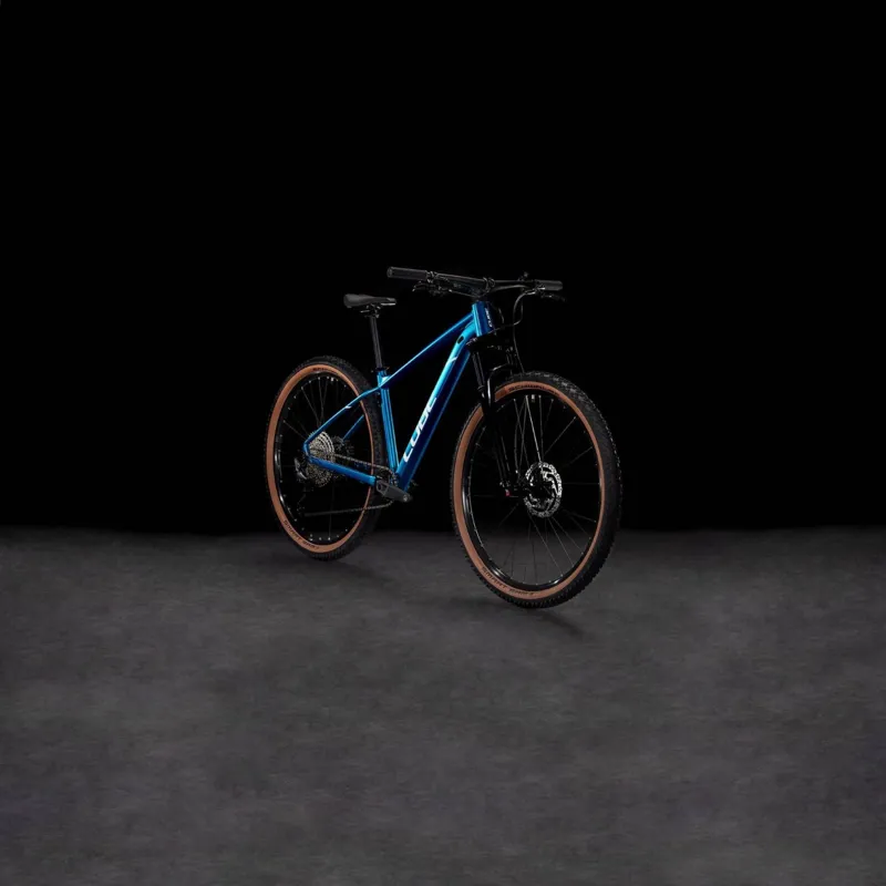 Cube Attention Pro Hardtail Mountain Bike 2025 Metallic Teal/White-1