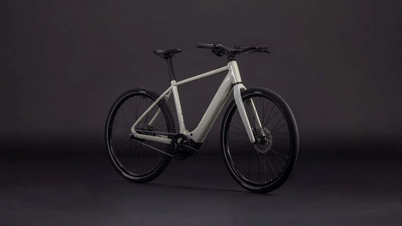 Cube Editor Hybrid SLX 400X Electric Bike 2026 Reed Beige/Chrome-1