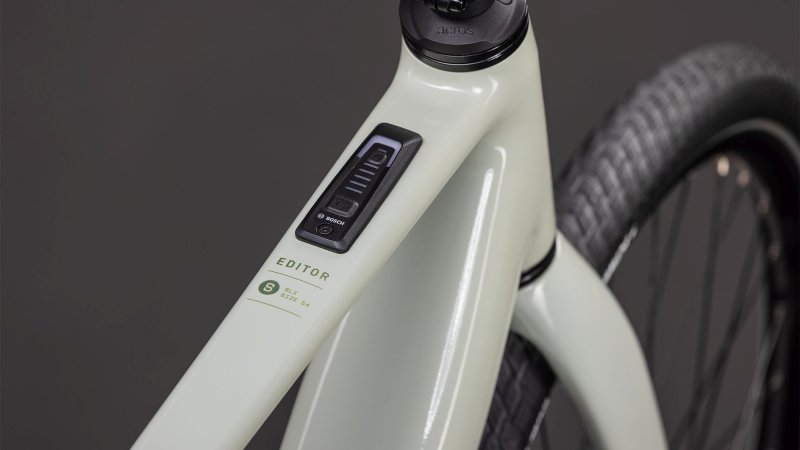 Cube Editor Hybrid SLX 400X Electric Bike 2026 Reed Beige/Chrome-3