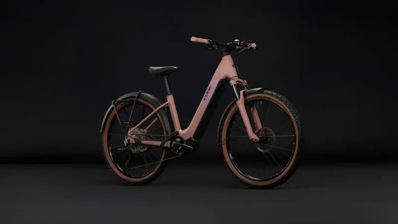 Cube Reaction Hybrid Performance 720 FE Easy Entry Electric Bike Ruby/Black-1