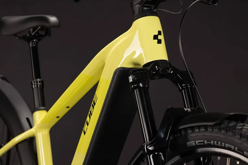 Cube Reaction Hybrid Race 800 FE Electric Bikes 2027 Banana Split/Black-5