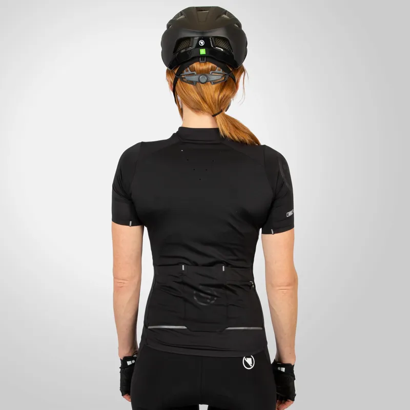 Endura Pro SL Womens SS Road Jersey Black-3