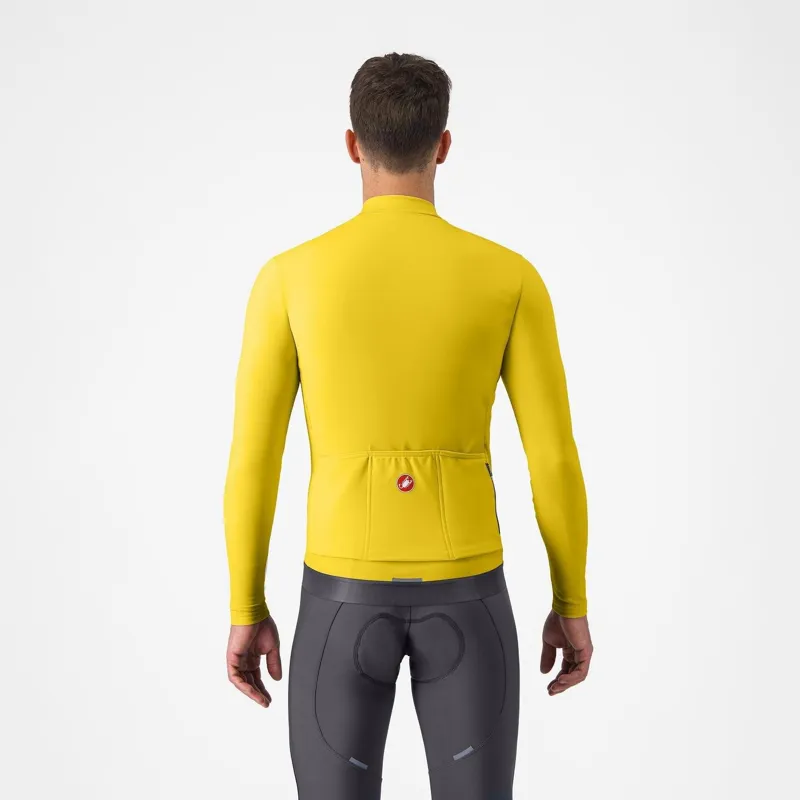 Castelli Espresso Thermal Jersey Mango Mojito/Dark Grey-1