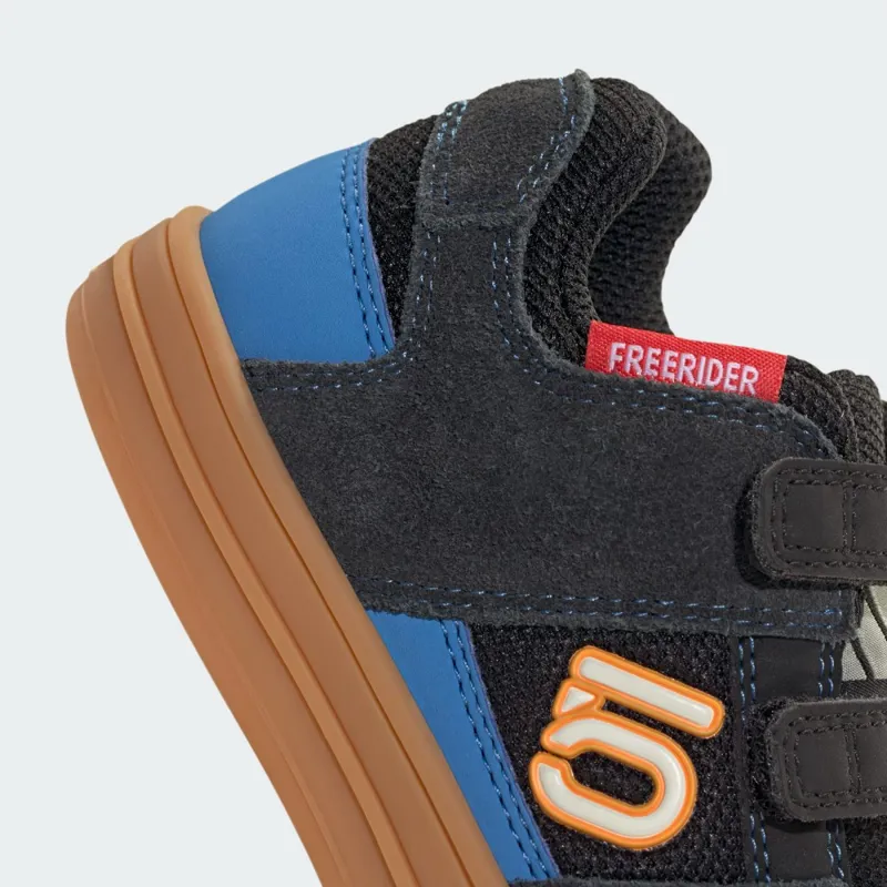 Five Ten Freerider VCS Kids MTB Shoes Orange/Orange/Ray Blue-7