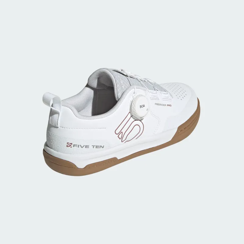 Five Ten Freerider Pro BOA Womens Flat MTB Shoes FTWR White/Clay/Grey Three-3