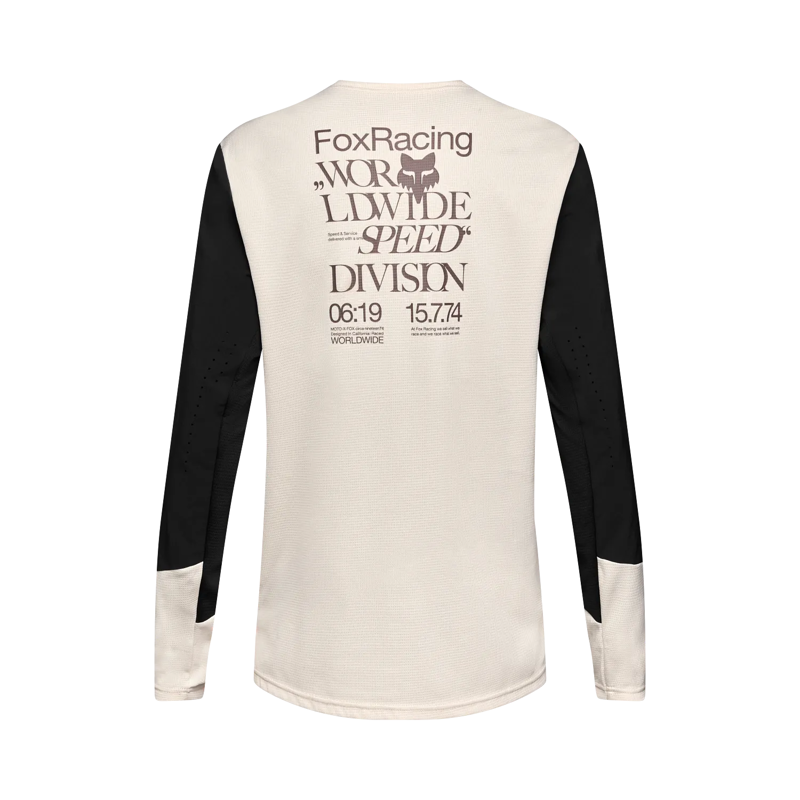 Fox Defend Park SE LS MTB Jersey Chalk White-1