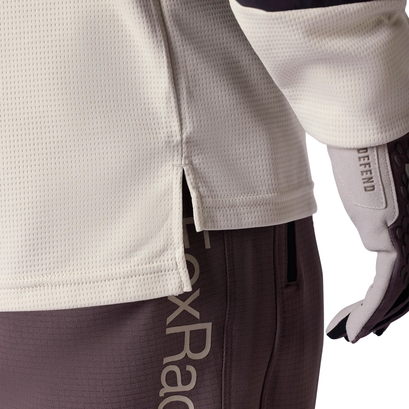Fox Defend Park SE LS MTB Jersey Chalk White-5