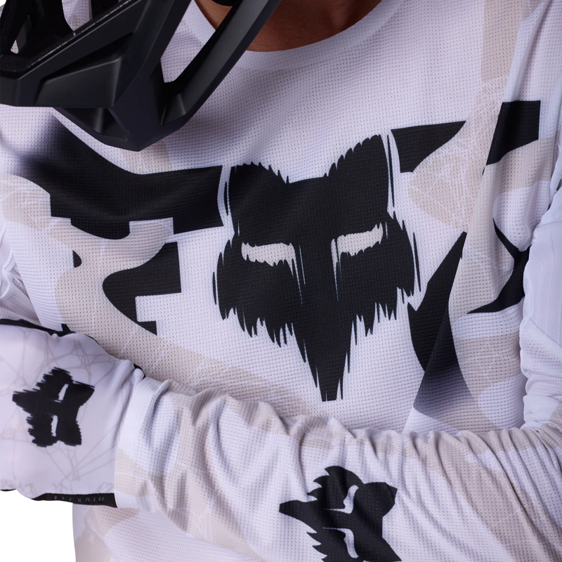 Fox Flexair Diffuse SE LS MTB Jersey White-4