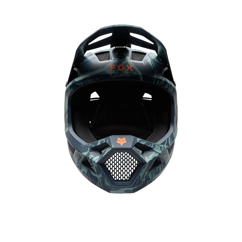 Fox Youth Rampage Image Print Helmet Arctic Blue-2
