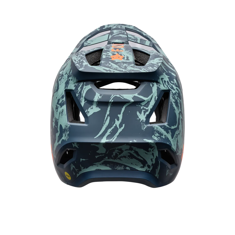 Fox Youth Rampage Image Print Helmet Arctic Blue-3