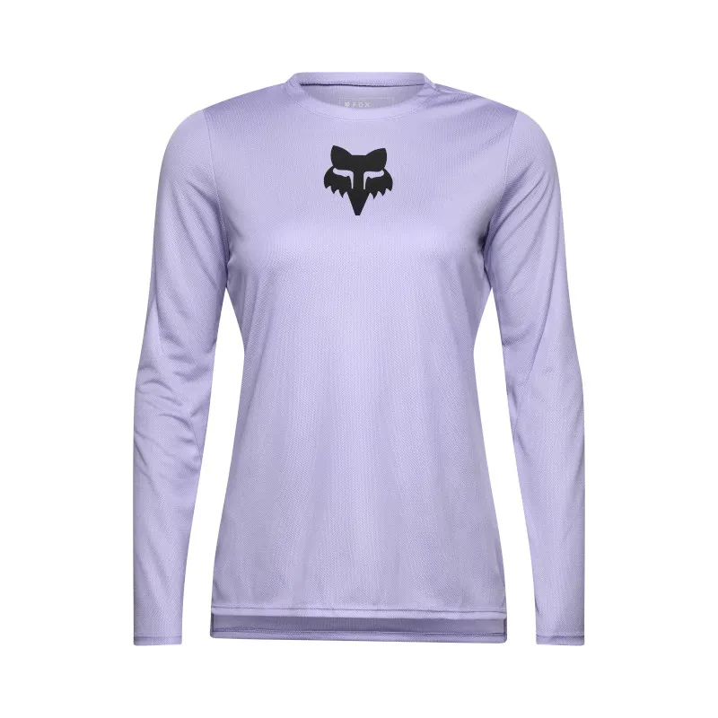 Fox Ranger Fox Head Long Sleeve Jersey Women Lilac