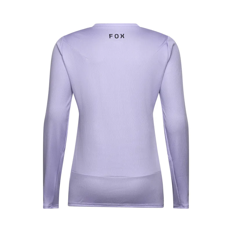 Fox Ranger Fox Head Long Sleeve Jersey Women Lilac-1
