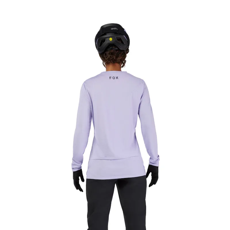 Fox Ranger Fox Head Long Sleeve Jersey Women Lilac-3