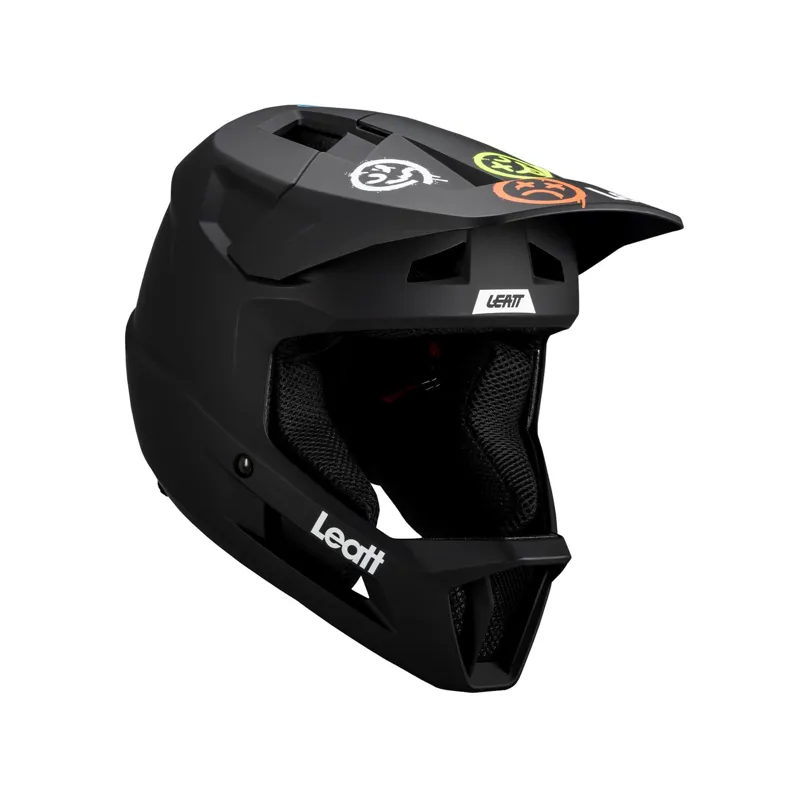Leatt Gravity 1.0 Full Face Kids MTB Helmet Jr Black