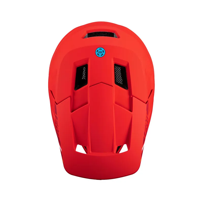 Leatt Gravity 1.0 Full Face Kids MTB Helmet Jr Fire-4